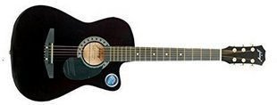 Jixing JXNG 6 String Acoustic Guitars Black